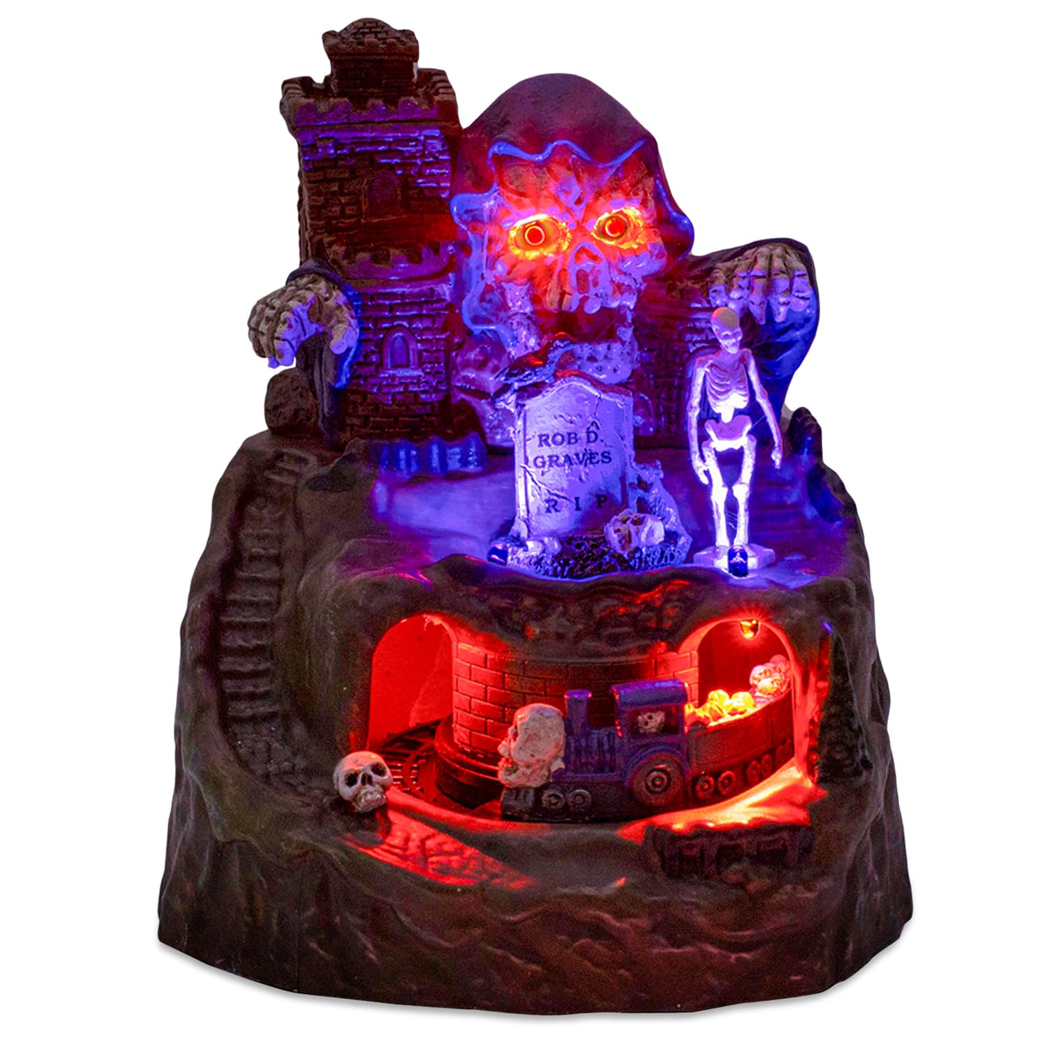 Amazon.com: innodept12 Animated Halloween Small Village House